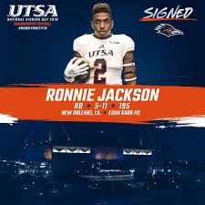 3, the lone loss for the roneagles this season. Utsa Football Utsa Football Welcomes Ronnie Jackson Facebook