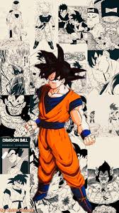 Goku Wallpaper With Manga Background In 2020 Anime Dragon Ball Dragon Ball Z Dragon Ball Super