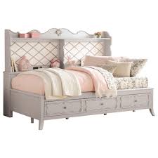 Prepac twin xl mate's platform storage bed with 3 drawers. Acme Furniture Edalene 39165 Daybed W Storage Twin Size Del Sol Furniture Daybeds