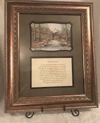 Heavenly Letter Poem & Artwork. Matted And Framed. Excellent Memorial Gift  | eBay