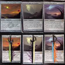 Step Two Turns Out Everyone Needs Swords Magic Cards Magic The Gathering Light And Shadow
