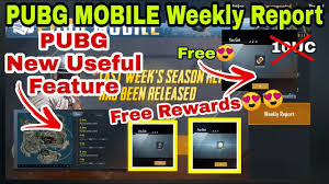 This will force the pubg weekly reset to be recognized and crates should now be available. Pubg Mobile Weekly Report Pubg Last Week Report Chek And Collect Free Rewards Youtube