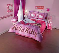 One can decorate a girl's bedroom with hello kitty inspired bedroom ideas on practically all kinds of features like walls, cabinets, curtains and bed sets. Pin By Bea Tg On Themed Kids Rooms Hello Kitty Bedroom Furniture Hello Kitty Bedroom Hello Kitty Bed