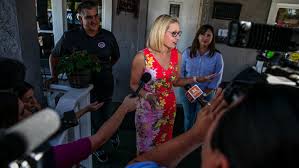 Kyrsten sinema at update from capitol hill. Kyrsten Sinema Declared Winner In Arizona Senate Race The New York Times