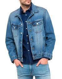 Rider Lee Jeans Retro 70s Rigid Denim Jacket Blue