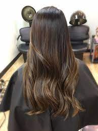 Here are 10 trendy asian hair colors to go for this year. Brown Highlights For Black Hair Asian Hair Color Ombre For Dark Hair Balayage Black Hair With Highlights Asian Hair Hair Color Asian
