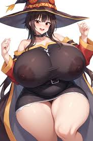 Megumins forgetful figure - Stunning breast expansion revelation