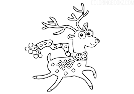 567x794 186 37 santa and rudolph co. Rudolph Coloring Page Coloring Books