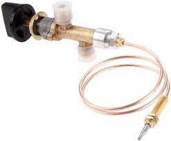 Insert the two wires of the new thermocouple and tighten the screws. Propane Lpg Fireplace Fire Pit Gas Control Cock Valve With Thermocouple And Knob Switch Low Pressure Propane With Flare Thread 5 8 18unf Inlet Outlet Replacement Fits For Gas Grill Heater Fire Pit