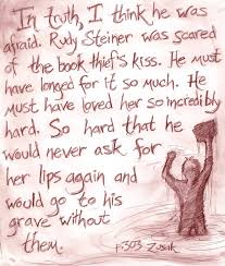 From The Floating Book Site A Page From The Book Thief The Book Thief Book Thief Quotes Floating Books