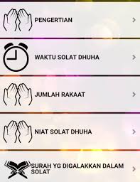 Dan waktu tamat atau berakhir solat sunat dhuha adalah ketika matahari tegak di atas kepala iaitu lebih kurang 9 minit sebelum masuknya waktu zuhur. Solat Dhuha For Android Apk Download