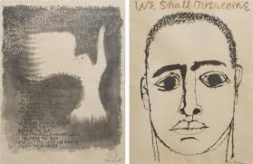 Thou Shall Not Stand Idly By . . . by Ben Shahn (after) artist at Leslie  Hindman Auctioneers auction house