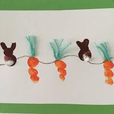 Fingerabdruck U3 Kita Krippe Kids Easter Basteln Fingerfarbe Ostern Kreativ Diy Selfmade Osternest Basteln Ostern Basteln Mit Kindern Krippe Fruhling