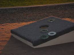 Mount the hook and ring toss game backboard. Washers Game Rules Scoring Instructions For Building Your Own Hillbilly Horseshoes Game The Family Games Guide