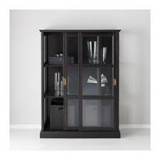 Malsjo Vitrineskap Svartbeiset Svartbeiset 103x48x141 Cm Glass Cabinet Doors Glass Front Cabinets Glass Door