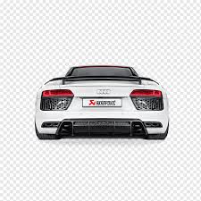 Maybe you would like to learn more about one of these? Exhaust System Audi R8 Convertible Car Audi R8 4s Behind The Trunk White Audi R8 White Black White Car Png Pngwing
