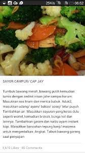 Resep Capcay Indonesianfood Recipe Makanan Resep Masakan Makanan Indonesia