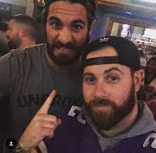 WWE's Seth Rollins and A Day to Remember's Kevin Skaff
