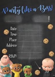 Baby Boy 1st Birthday Card Printable Instant Download Boss Baby Inspired Fill In The Blank By Hand Or Edit The Pdf Baby Birthday Party Invitations Baby Birthday Invitations Baby Birthday Themes