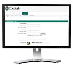 Log on to internet banking. Online Mobile The First A National Banking Association