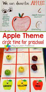 Apple Circle Time Preschool Circle Time Apple Theme Play Based Learning Activities