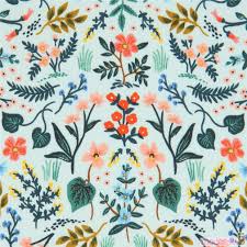 These floral pattern paper sheets and supplies are ideal for all purposes and are of optimal quality. Rifle Paper Co Mint Green Metallic Flower Fabric Modes4u