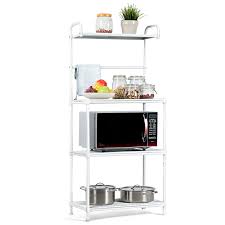 We did not find results for: Costway 4 Tier Baker S Rack Microwave Oven Rack Shelves Kitchen Storage Organizer Iron White Walmart Com Walmart Com