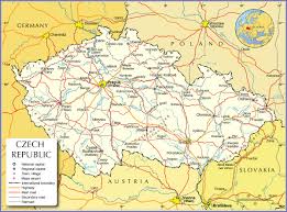 Embed map of czech republic into your website. Political Map Of Czech Republic Nations Online Project