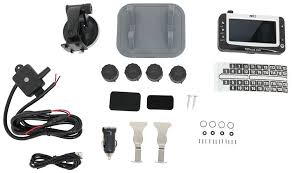Alarm when pressure and temperature is not up to standard like flat tire. Tst Tpms For Rvs Color Display Signal Booster 4 Tire Sensors Tst Tpms Sensor Tst 507 Rv 4 C