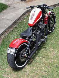 12x13 Black Leather Spring Seat Made By Mother Road Customs Sportster Bobber Harley Hd Sportster