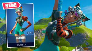 NEW TIGERESS Skin Gameplay in Fortnite! - YouTube