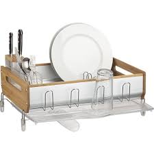Näytä lisää sivusta simplehuman facebookissa. Very Goods Simplehuman Bamboo Frame Dish Rack In Utility Kitchen Helpers