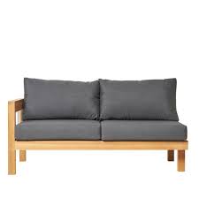 Garten lounge set texas 4 teilig polyrattan grau preiswert. Garten Lounge Bank Aus Teakholz Lucy