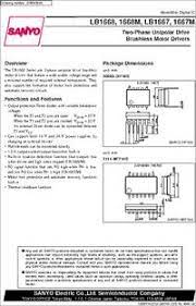 Min °c | máx °c. Lb1668 Datasheet 2 Phase Unipolar Drive Brushless Motor Driver