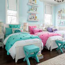 This is a simple way to add natural boundaries and privacy. Teenage Girl Shared Bedroom Ideas For Sisters Novocom Top