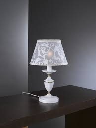 Bedside lamp desk lamp table lamp clamp lamp work lights beautiful lights bulb lamps vintage lamp, gooseneck, hoffmeister lamps, bedside lamps, work light, desk lamp, metal. Small Matt White Iron Brass Bedside Lamp With Lamp Shade Reccagni Store