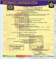 Lowongan kerja pt superior prima sukses (blesscon). Kategori Lowongan Kerja Terbaru