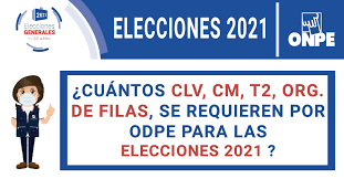 Para mais informações, ler os termos e condições | informação legal, privacidade e segurança. Onpe Elecciones 2021 Cuantos Clv Cm Organizadores De Filas Operadores De Cc Se Requieren Por Odpe A Nivel Nacional