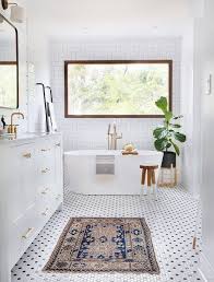 Black And White Bathroom Floor Tile Ideas Prepare To Be Amazed By These 13 Mosaic Bathroom Floor Tile Ideas Hunker Modern Boho Bathroom Mosaic Bathroom Tile Mosaic Bathroom
