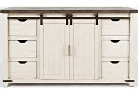 Belfort Essentials Stableview 60 Barn Door Server Belfort Furniture Servers