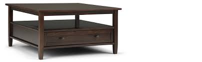 Add some rustic flair to your living room with this carved coffee table from joss & main. Amazon Com Simplihome Warm Shaker Solid Wood 36 Inch Wide Square Rustic Coffee Table In Tobacco Brown For The Living Room And Family Room Furniture Decor