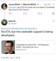 In some cases, providers require users to have an existing account to transact on the machine. Trezor To Implement Bitcoin Cash Addresses Bitcoin News