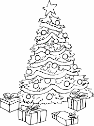 Christmas Tree Coloring Pages Printable Christmas Tree Coloring Page Christmas Present Coloring Pages Tree Coloring Page