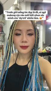 “Trước giờ tưởng tóc đẹp là đủ, ai ngờ makeup xịn vào mới biết nhan sắc  mình còn ‘dự trữ’ nhiều lắm. 😍”#quachthanhhuyen #vickyqhairsalon  #kieutocdep #catinh