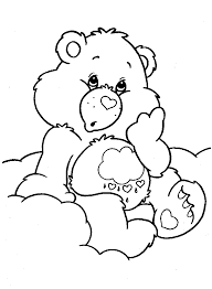 Petit ange en vol coloriage d'un petit . Bisounours Bear Coloring Pages Coloring Pages Disney Coloring Pages