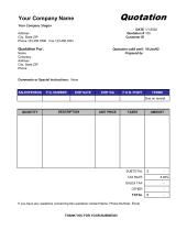 Price Quotation Quotation Format Quotation Sample Quotations
