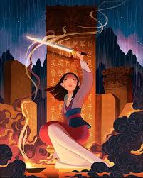 Ballad Of Mulan By Jisoo Kim For The A Tribute Art Exhibition For The 20th Anniversary Of Disney S Mulan Exhibi Mulan Disney Disney Drawings Disney Fan Art