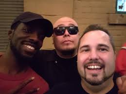 Atu and Jeff checked out the Long Beach Dub All Stars/ The Aggrolites  reunion show last night at Adelaide Hall in Toronto. Jeff with Opie the  lead singer of Long Beach. Opie