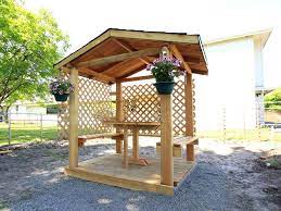 Ita s also finished in a natural shade which flows beautifully with the grass field next to the patio. How To Build Your Own Wooden Gazebo 10 Amazing Projects