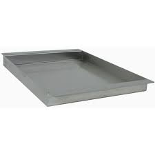 Stonebriar galvanized metal serving tray with rust trim and metal handles, unique butler tray, decorative centerpiece for coffee table or dining table, rustic accessories for weddings and parties. Solaire Stainless Steel Bbq Tray 30 42 56 Grill Woodland Direct